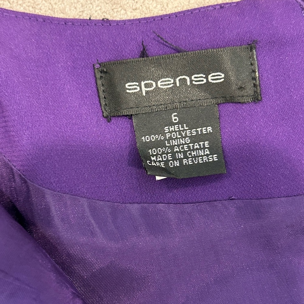 Spense Purple Ruffle Midi Dress - Picture 6 of 6